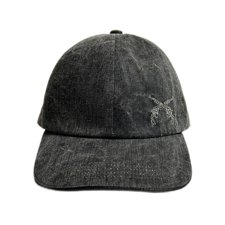 Load image into Gallery viewer, SMALL CROSSGUN PIGMENT COATING BB CAP / GRAY