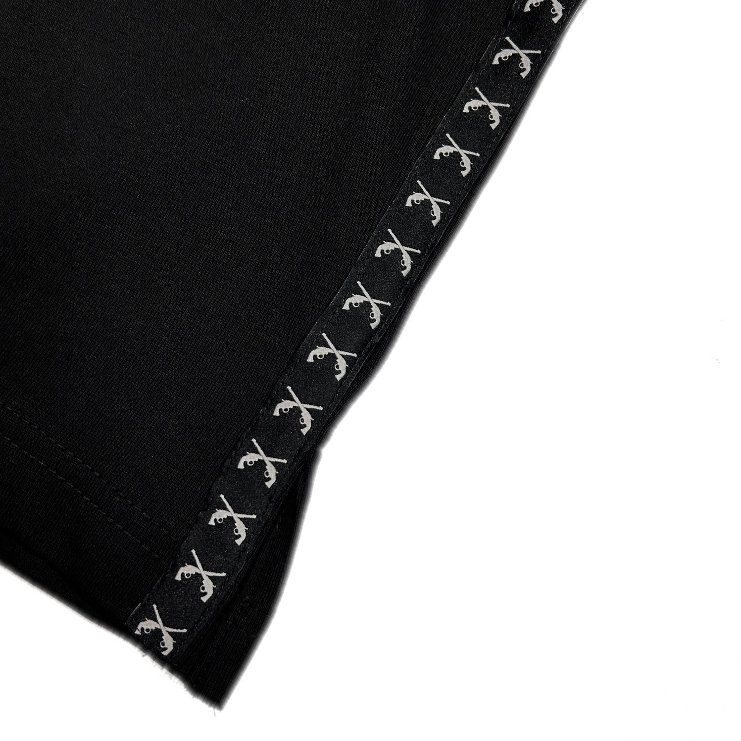 Load image into Gallery viewer, WOMENS SIDE LINE TAPE T-SHIRT / BLACK