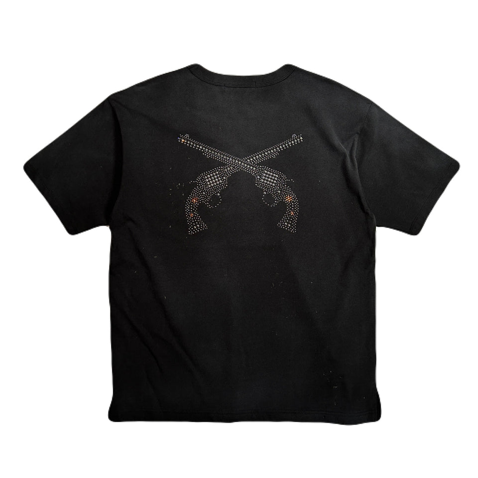 将图片加载到图库查看器，CROSSGUN METAL T-SHIRT / BLACK