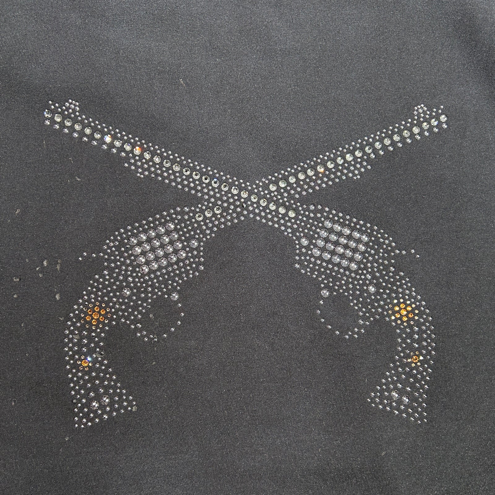 将图片加载到图库查看器，CROSSGUN METAL T-SHIRT / BLACK
