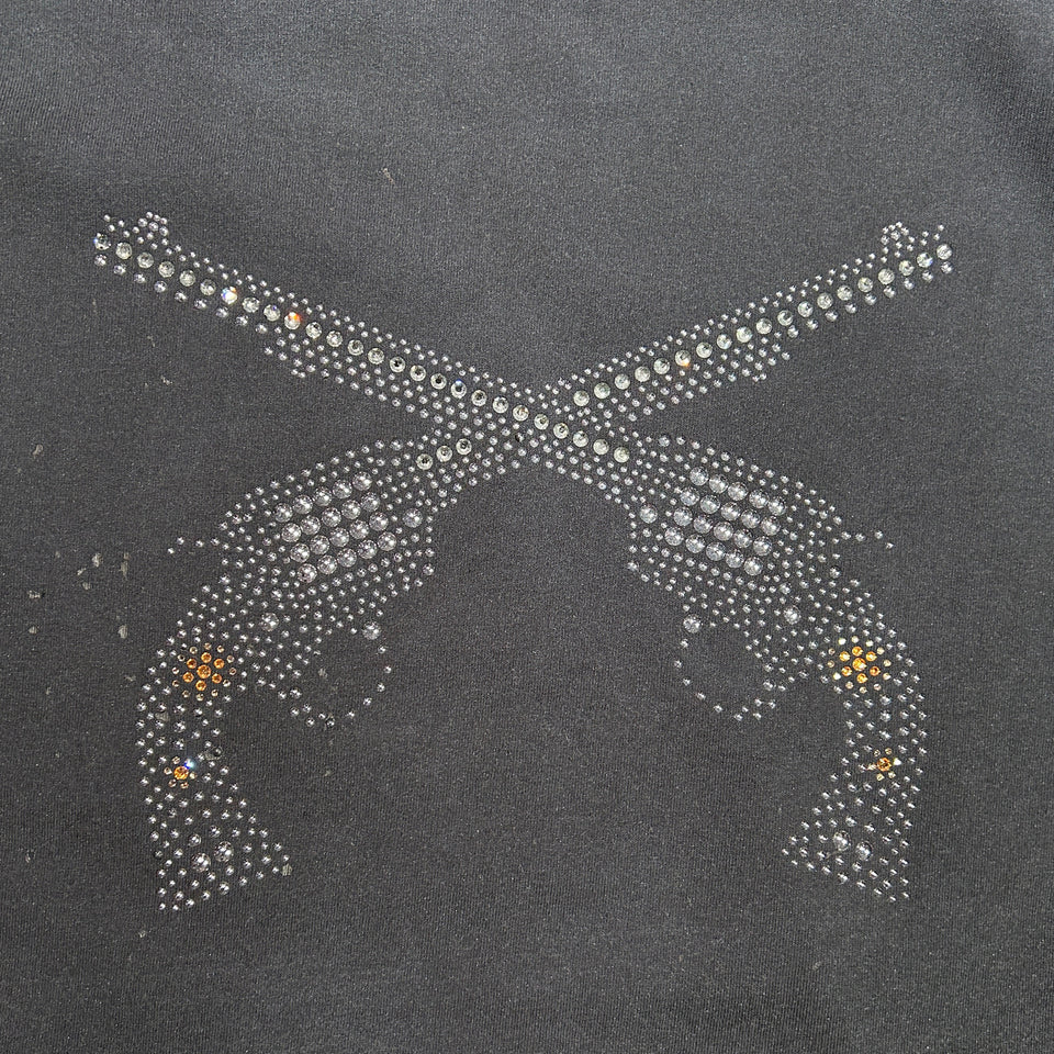 将图片加载到图库查看器，CROSSGUN METAL T-SHIRT / BLACK