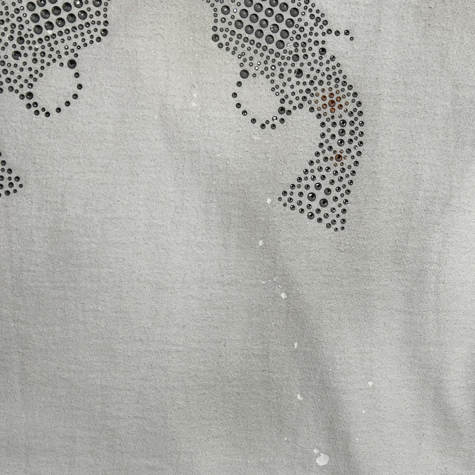 Load image into Gallery viewer, CROSSGUN CRYSTAL T-SHIRT / WHITE