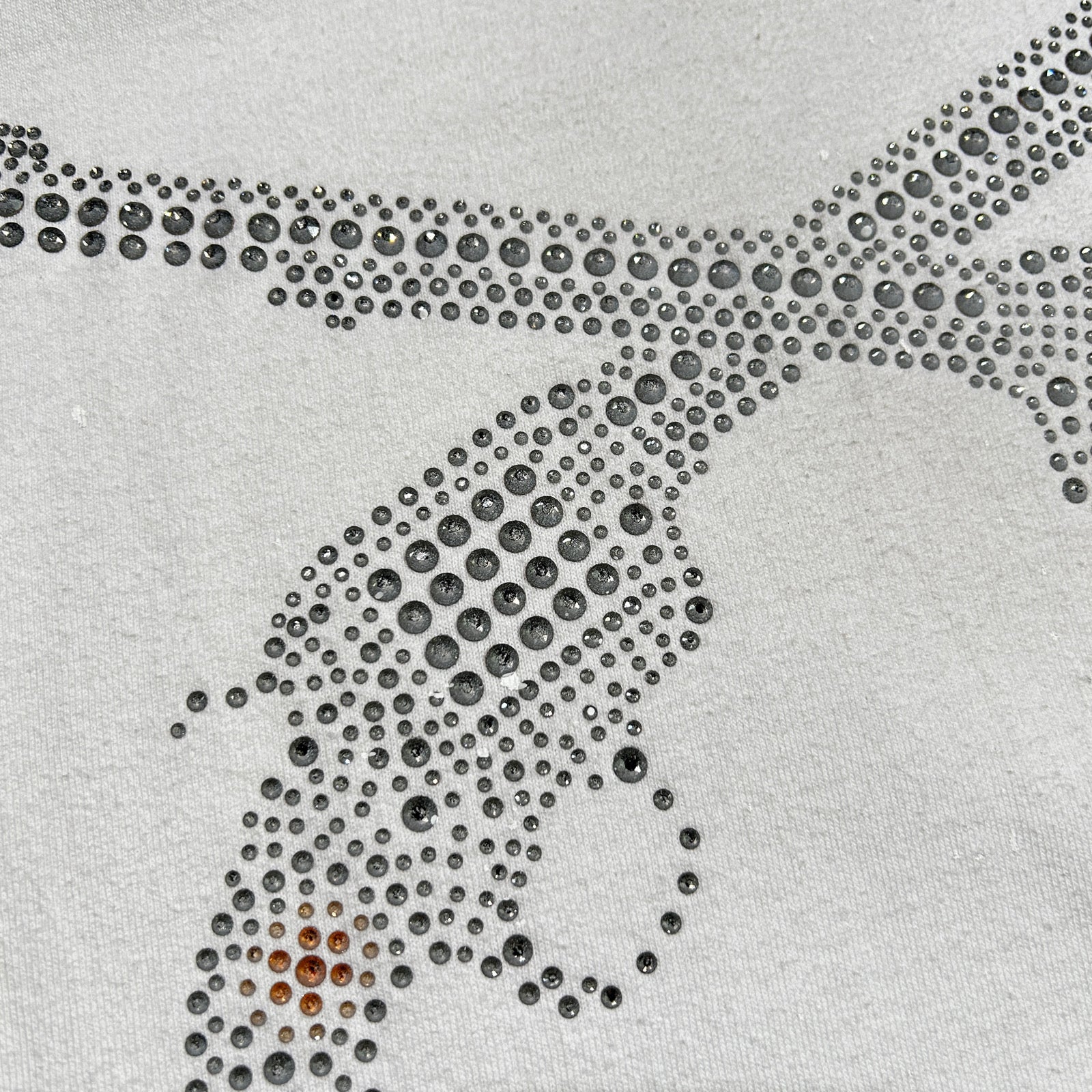 Load image into Gallery viewer, CROSSGUN CRYSTAL T-SHIRT / WHITE