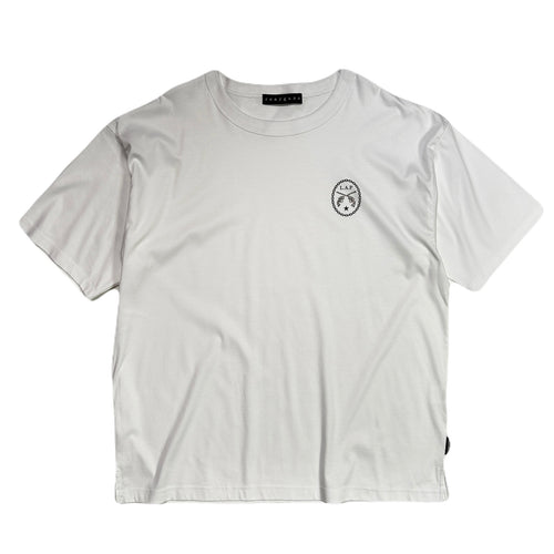 CHAIN PRINT CROSSGUN T-SHIRT / WHITE