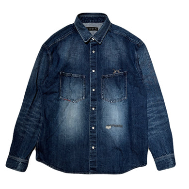 11.9oz DENIM SHIRT CRYSTAL / BLUE