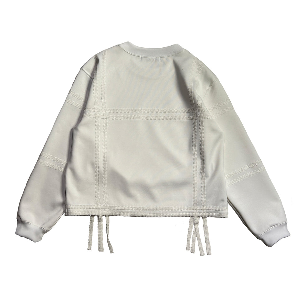 将图片加载到图库查看器，WOMEN CARDBORD JERSEY T / WHITE