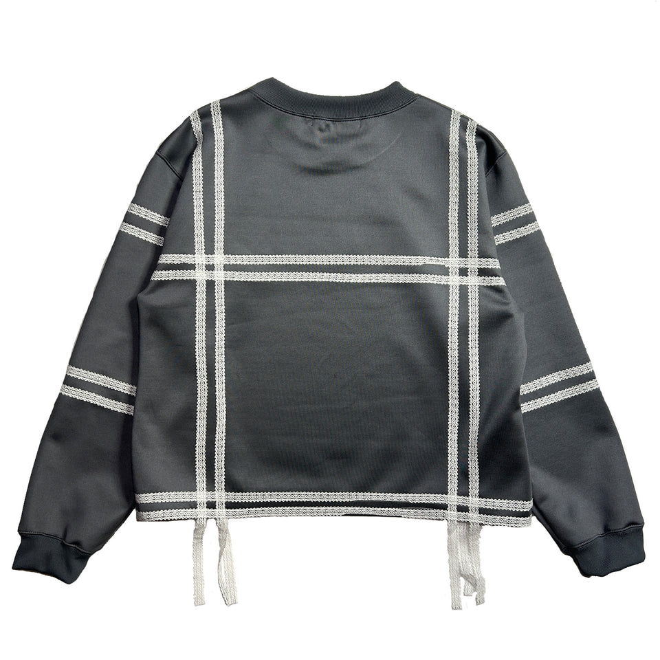 将图片加载到图库查看器，WOMEN CARDBORD JERSEY T / GRAY