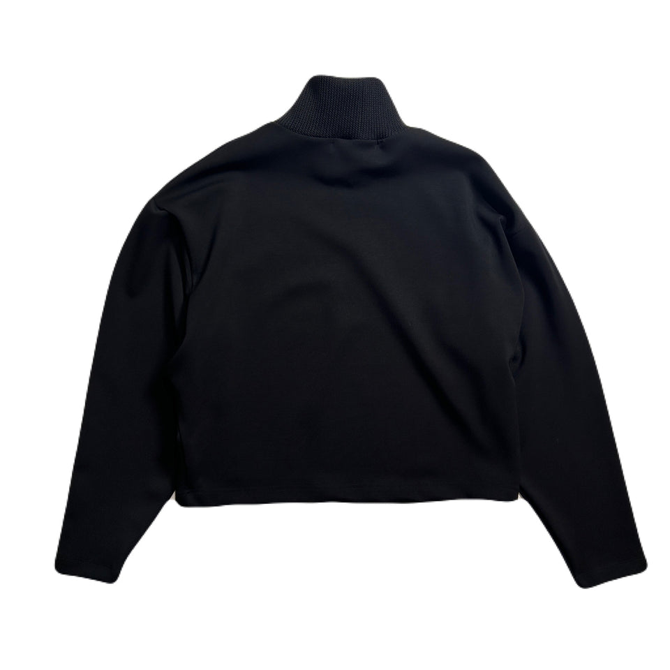 将图片加载到图库查看器，WOMEN HIGH NECK DOLMAN SLEEVE T / BLACK