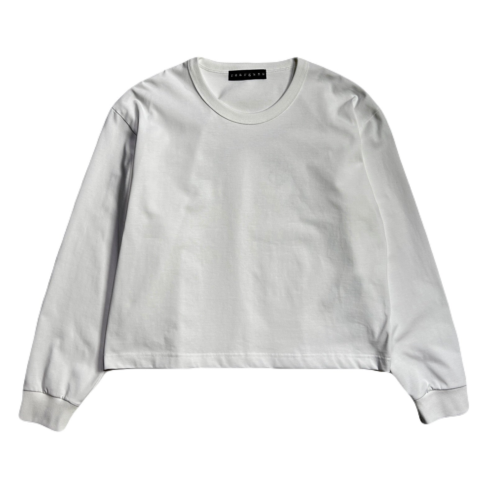 将图片加载到图库查看器，WOMEN GOD BLESS CRYSTAL CROSSGUN LONG SLEEVE T / WHITE