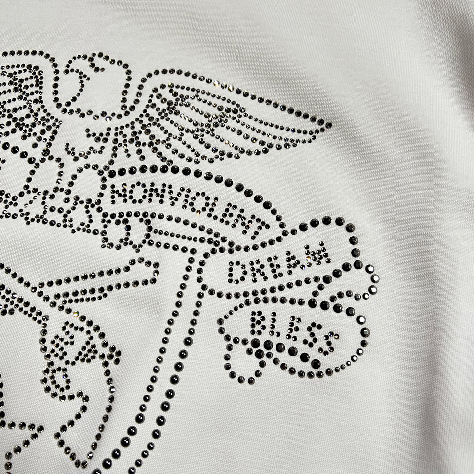 将图片加载到图库查看器，EAGLE CRYSTAL L/S T-SHIRT / WHITE