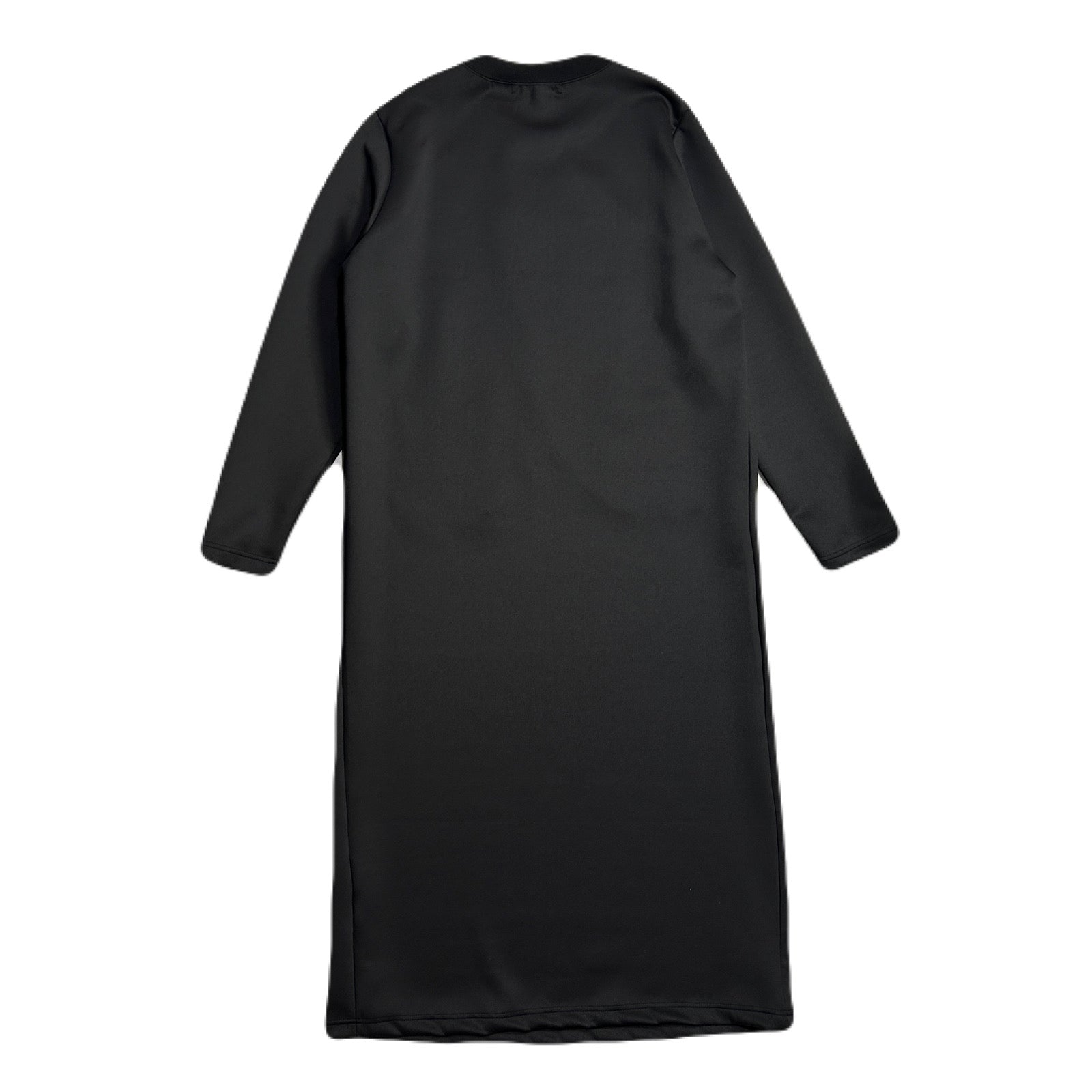 画像をギャラリービューアに読み込む, WOMEN CARDBORD JERSEY DRESS / BLACK