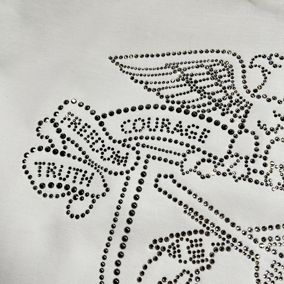 将图片加载到图库查看器，EAGLE CRYSTAL L/S T-SHIRT / WHITE