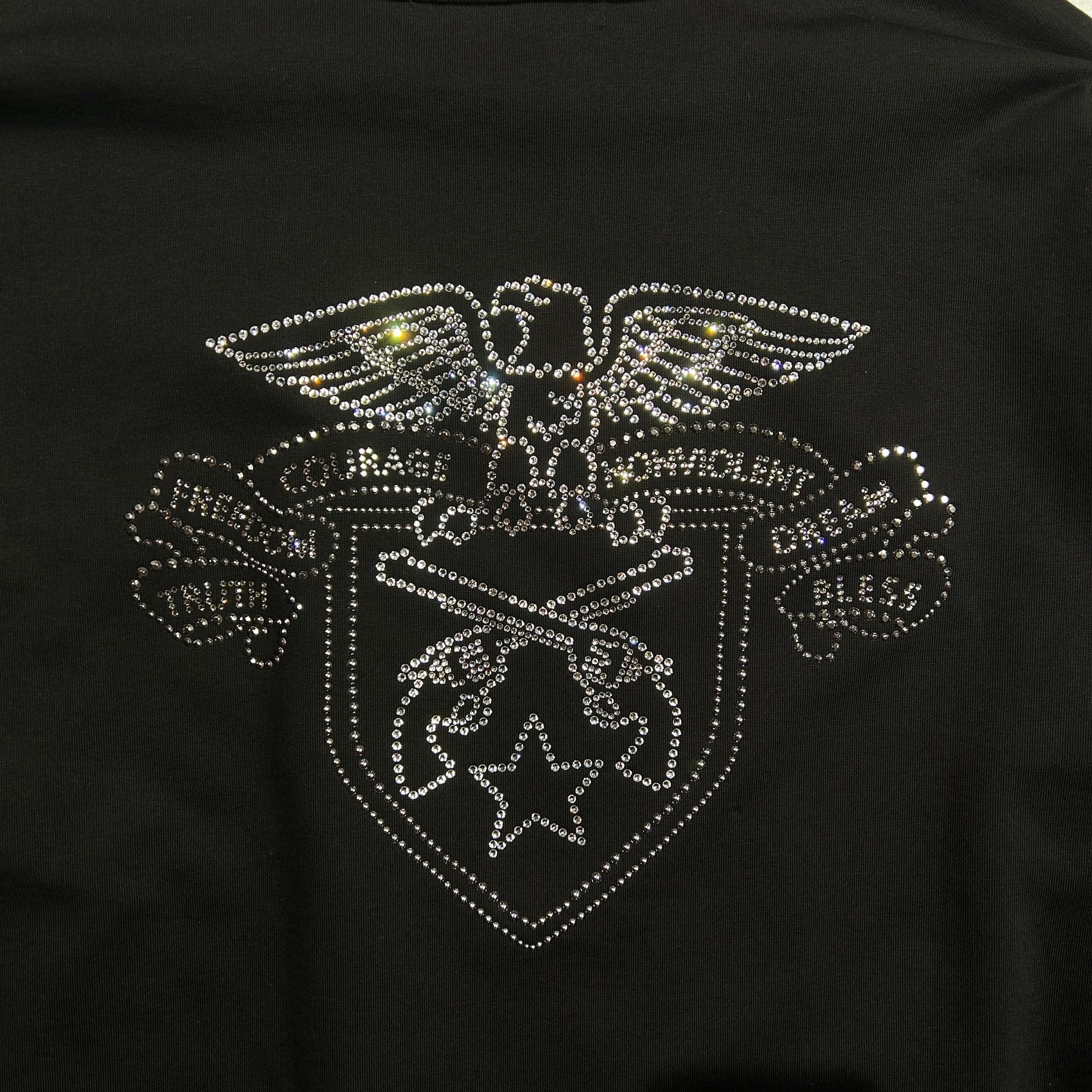 将图片加载到图库查看器，EAGLE CRYSTAL L/S T-SHIRT / BLACK