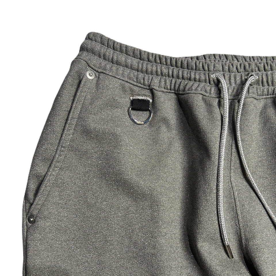 将图片加载到图库查看器，LAME FLEECY SWEAT PANTS / SILVER