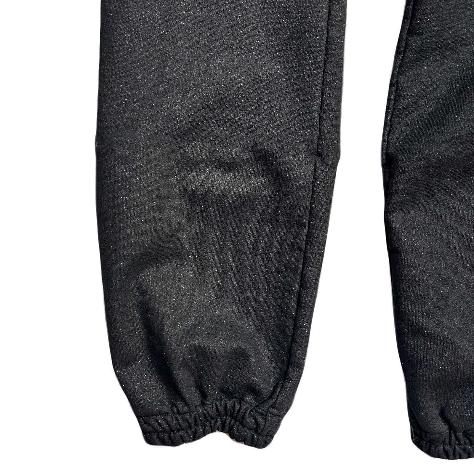 Load image into Gallery viewer, LAME FLEECY SWEAT PANTS / BLACK