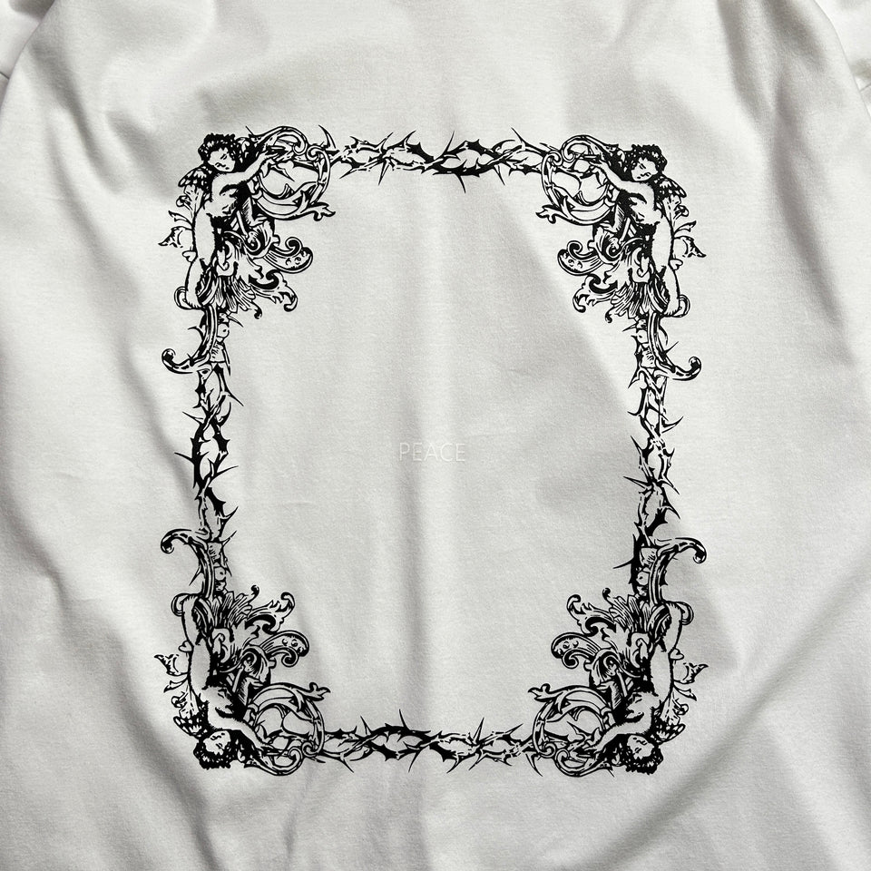 画像をギャラリービューアに読み込む, ANGEL FRAME L/S T-SHIRT / WHITE
