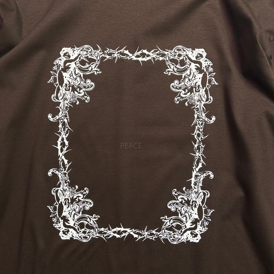画像をギャラリービューアに読み込む, ANGEL FRAME L/S T-SHIRT / BROWN