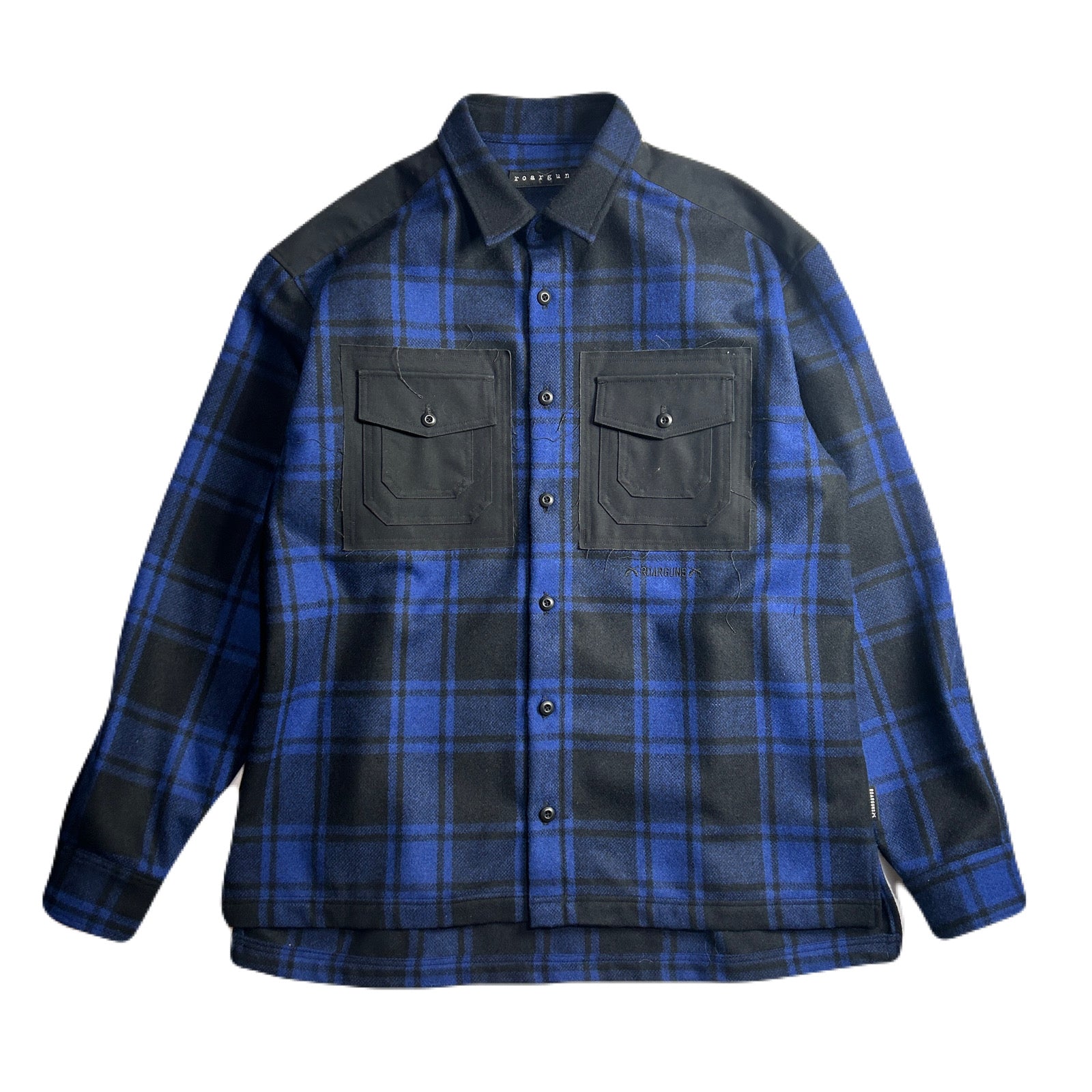 将图片加载到图库查看器，GOD BLESS FLANNEL CHECK SHIRT / BLUE