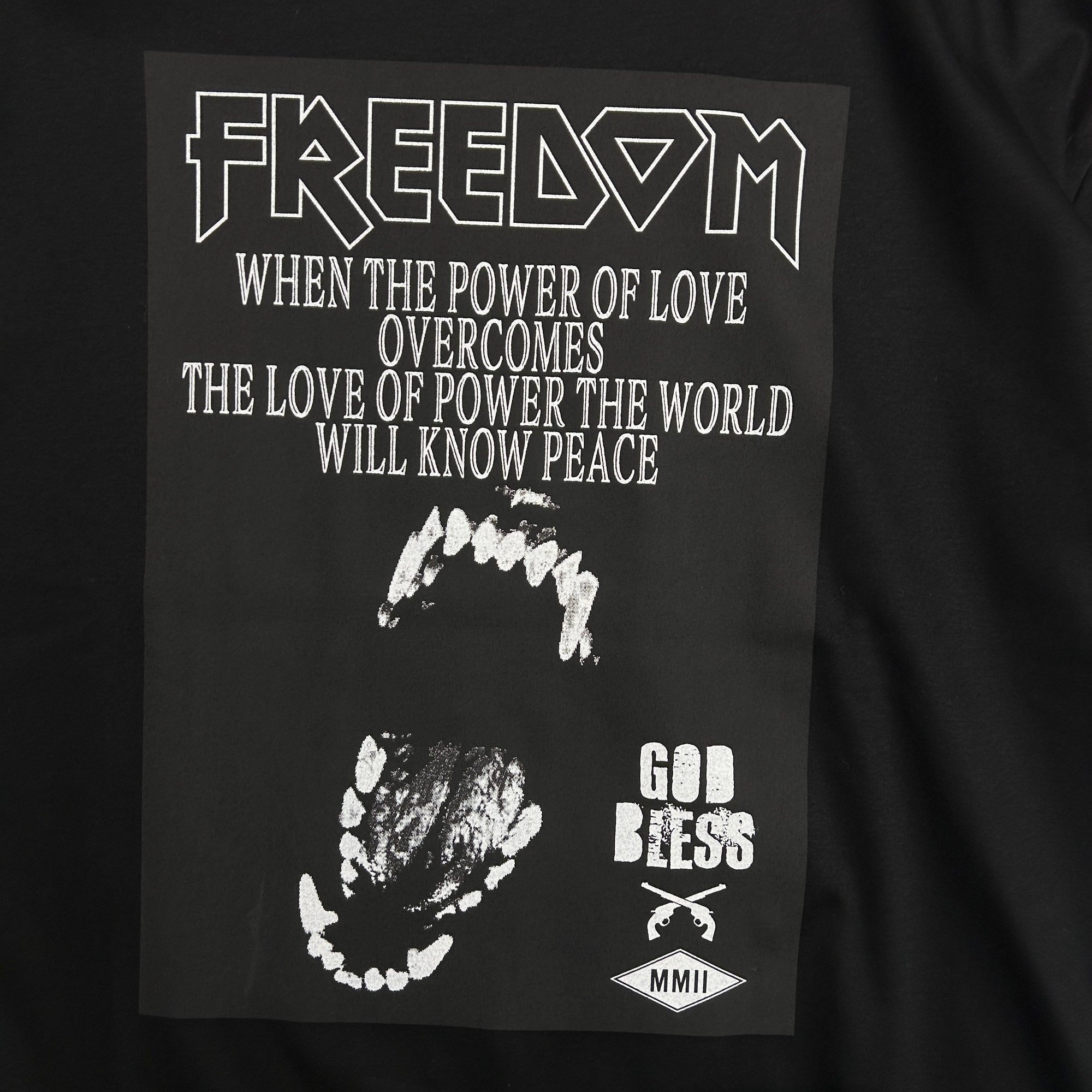将图片加载到图库查看器，FREEDOM ROAR T-SHIRT / BLACK