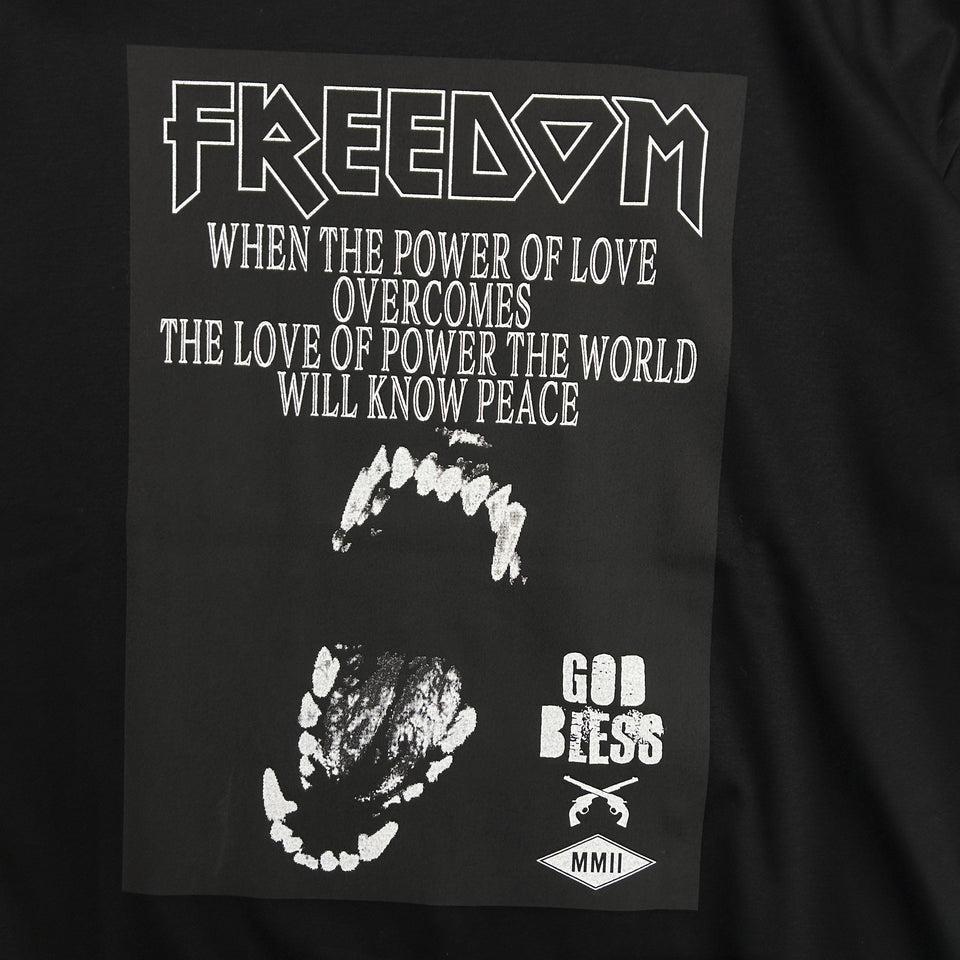 将图片加载到图库查看器，FREEDOM ROAR T-SHIRT / BLACK
