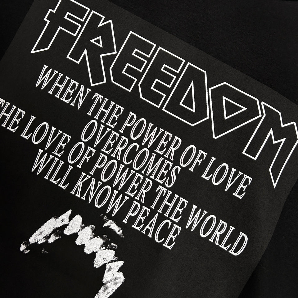 将图片加载到图库查看器，FREEDOM ROAR T-SHIRT / BLACK