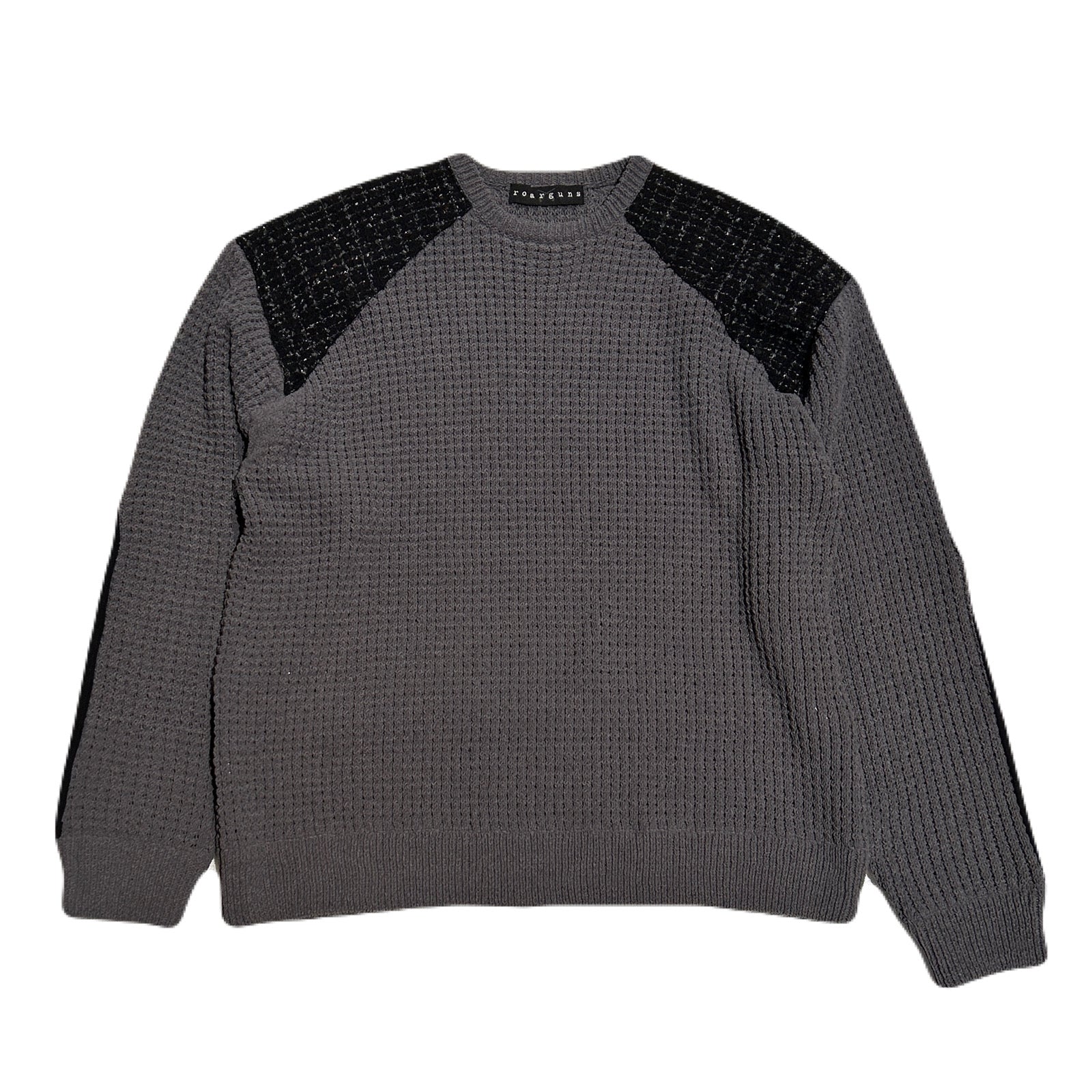 将图片加载到图库查看器，7GG WAFFLE COMMAND SWEATER / GRAY