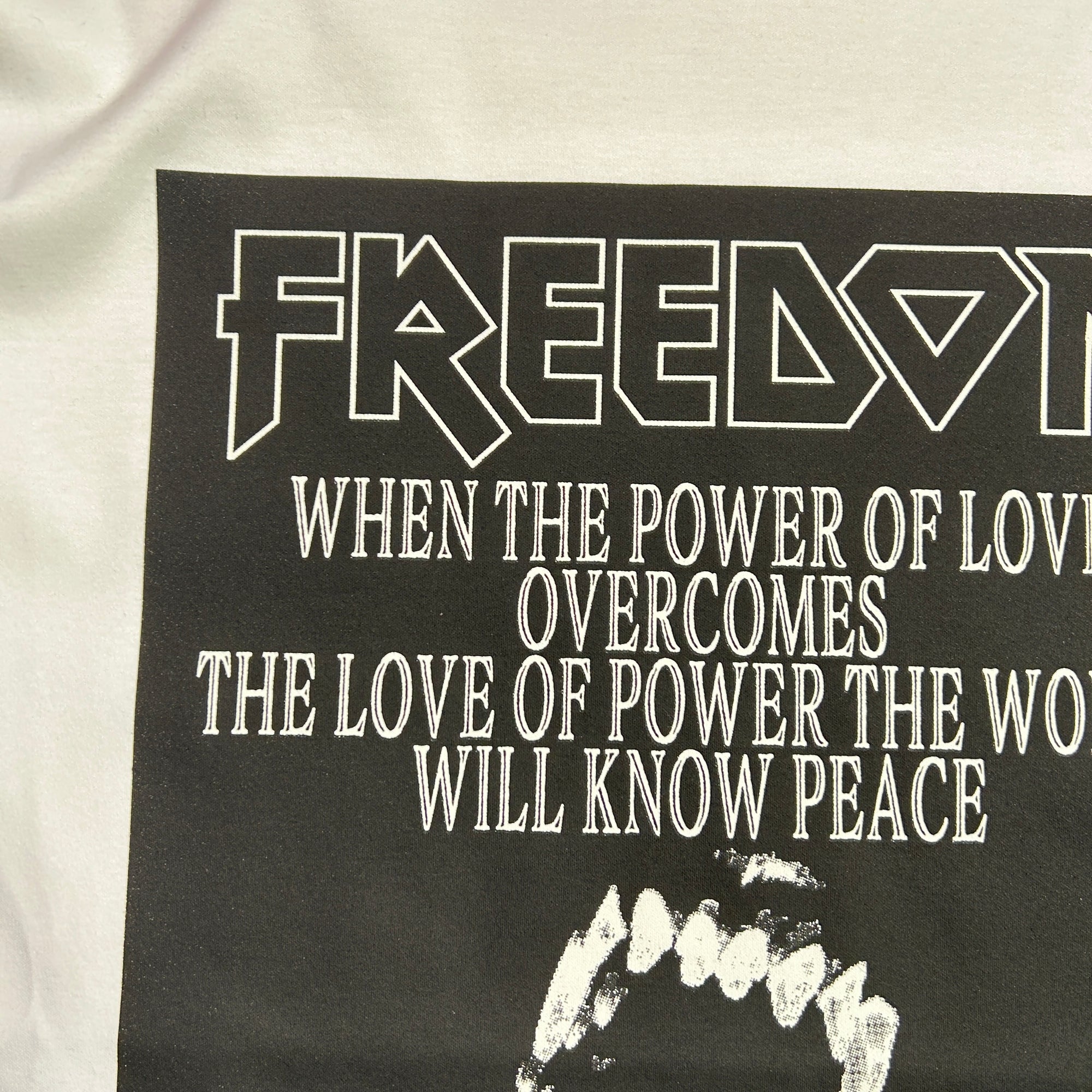 将图片加载到图库查看器，FREEDOM ROAR T-SHIRT / WHITE