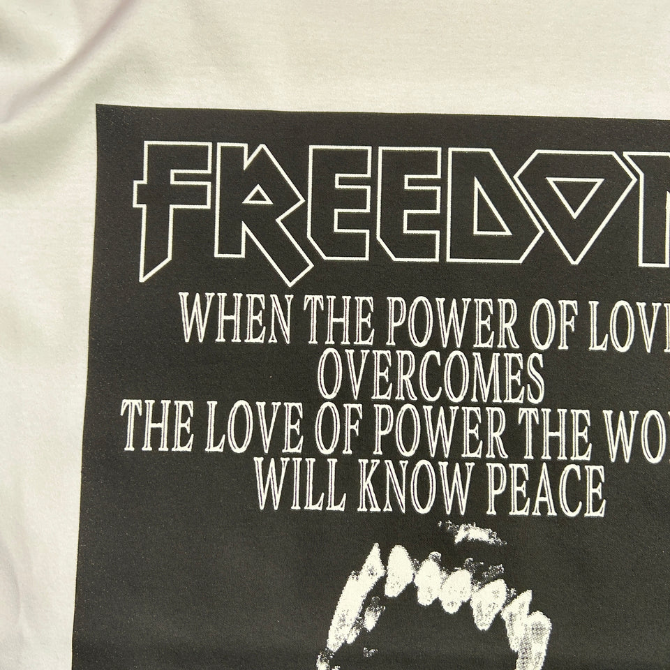 将图片加载到图库查看器，FREEDOM ROAR T-SHIRT / WHITE
