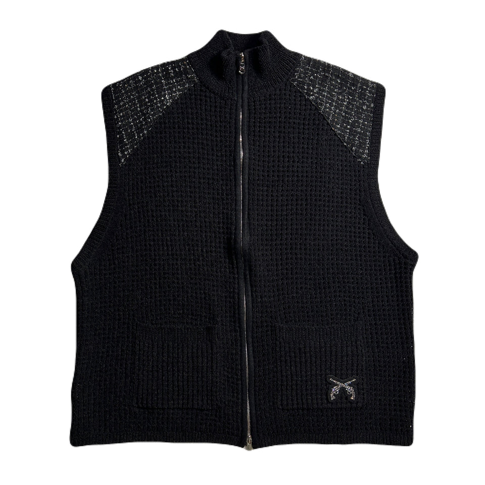 将图片加载到图库查看器，7GG WAFFLE COMMAND VEST / BLACK