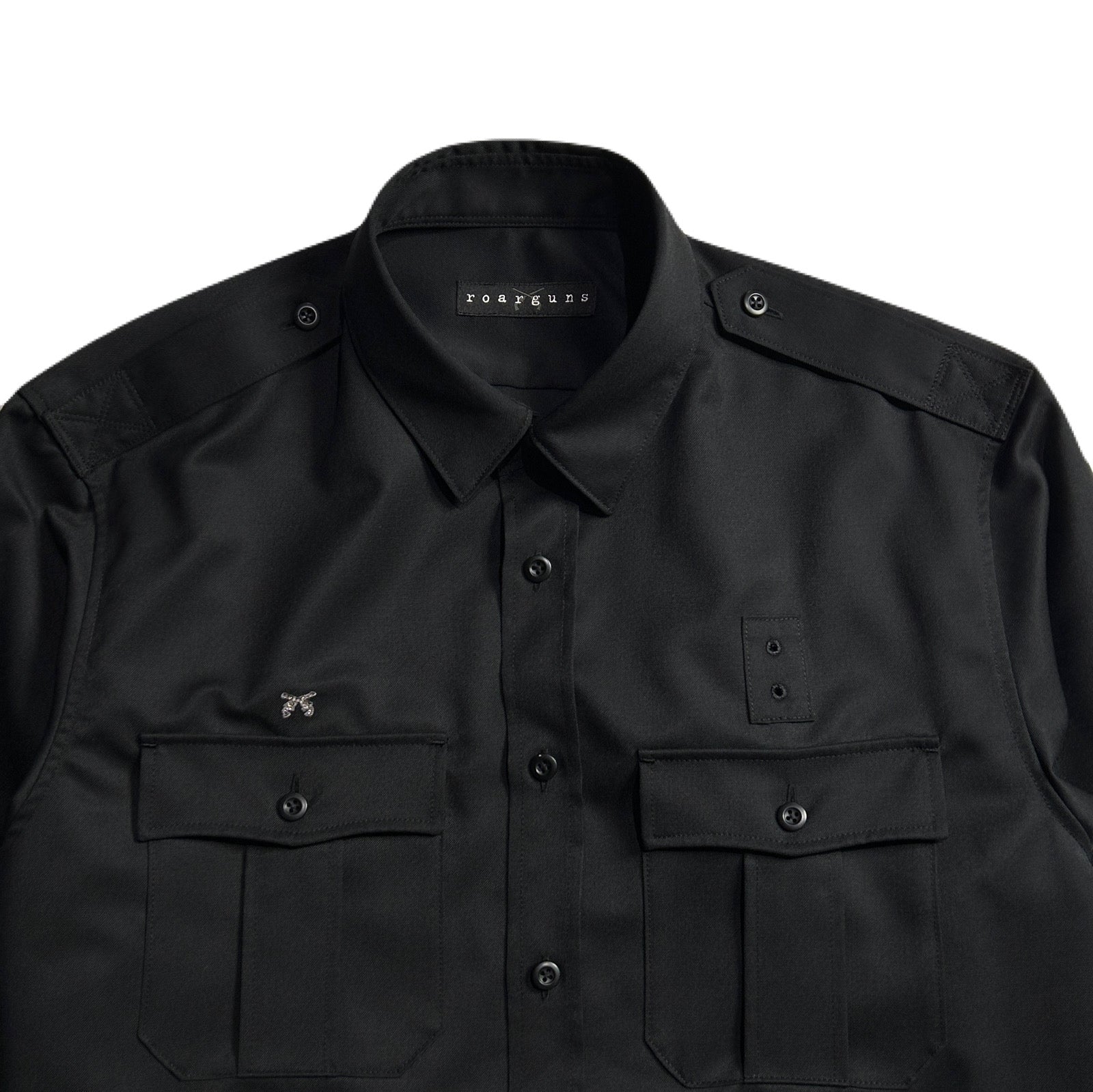 画像をギャラリービューアに読み込む, TWILL POLICE SHIRT / BLACK