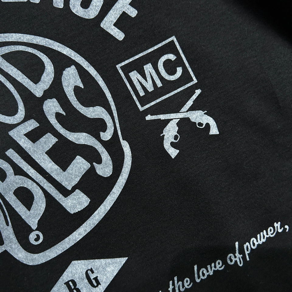 将图片加载到图库查看器，RIDE IN PEACE L/S T-SHIRT / BLACK