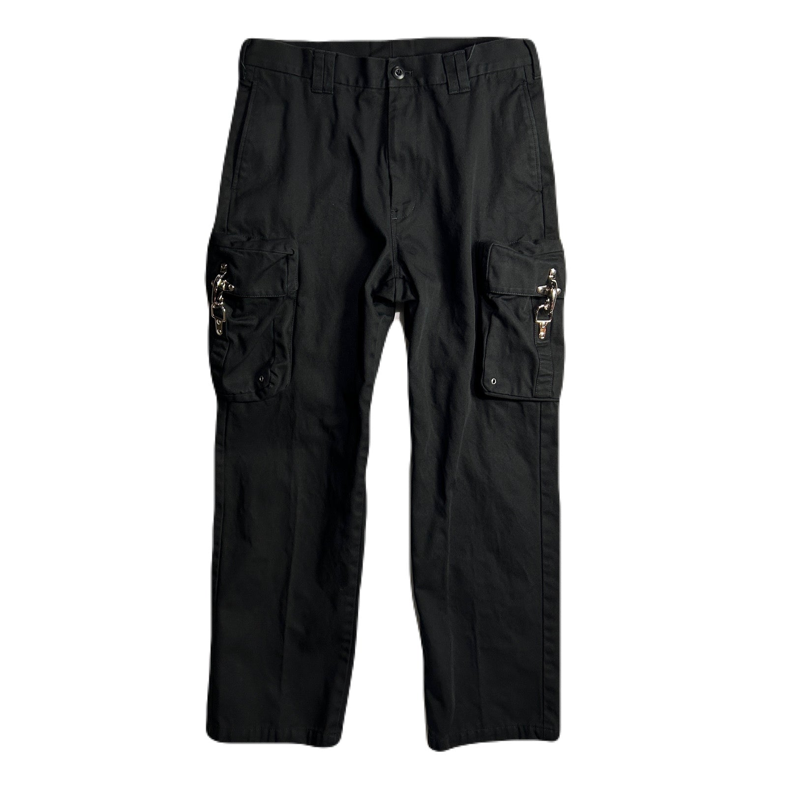 Load image into Gallery viewer, FIRE MAN CARGO PANTS / BLACK