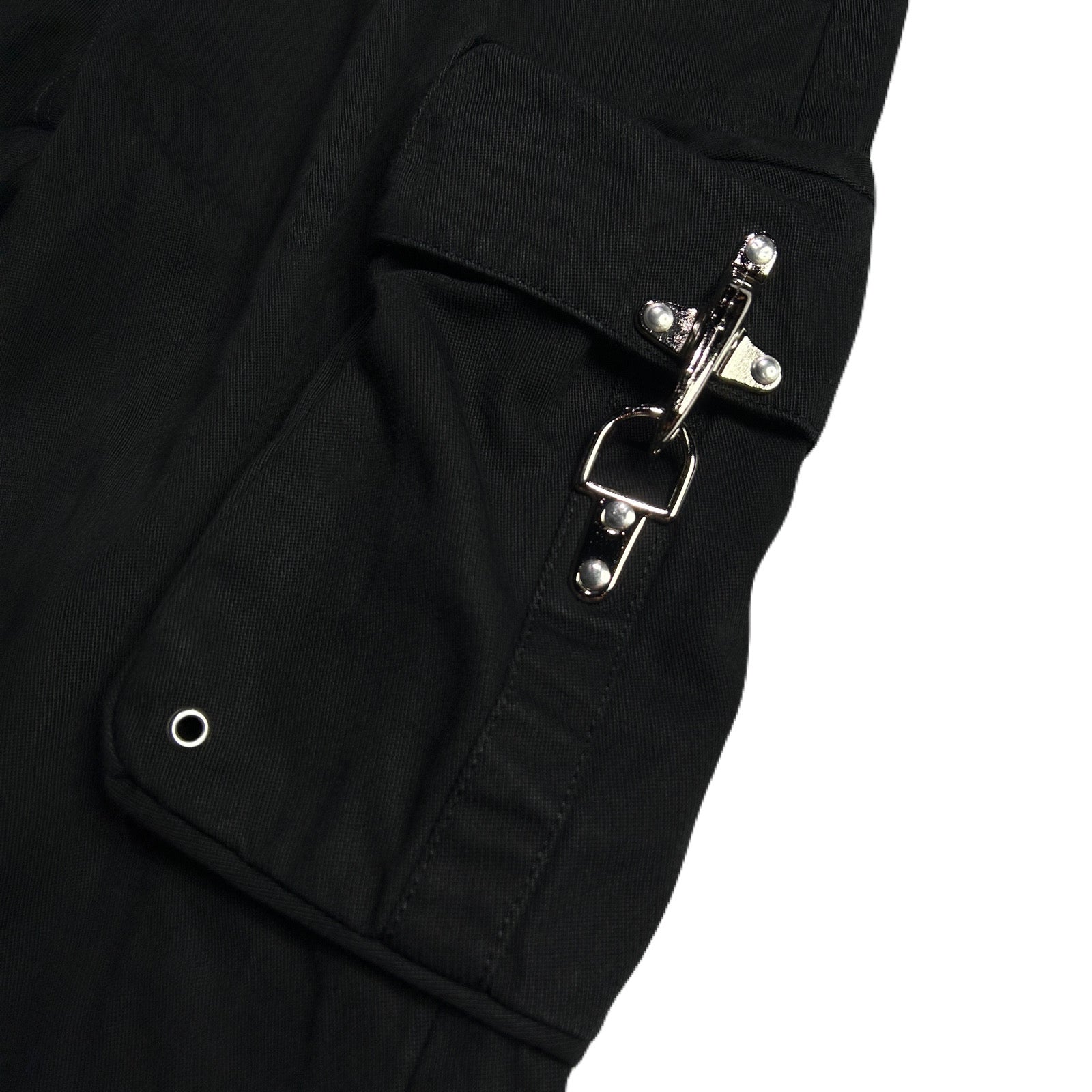 Load image into Gallery viewer, FIRE MAN CARGO PANTS / BLACK