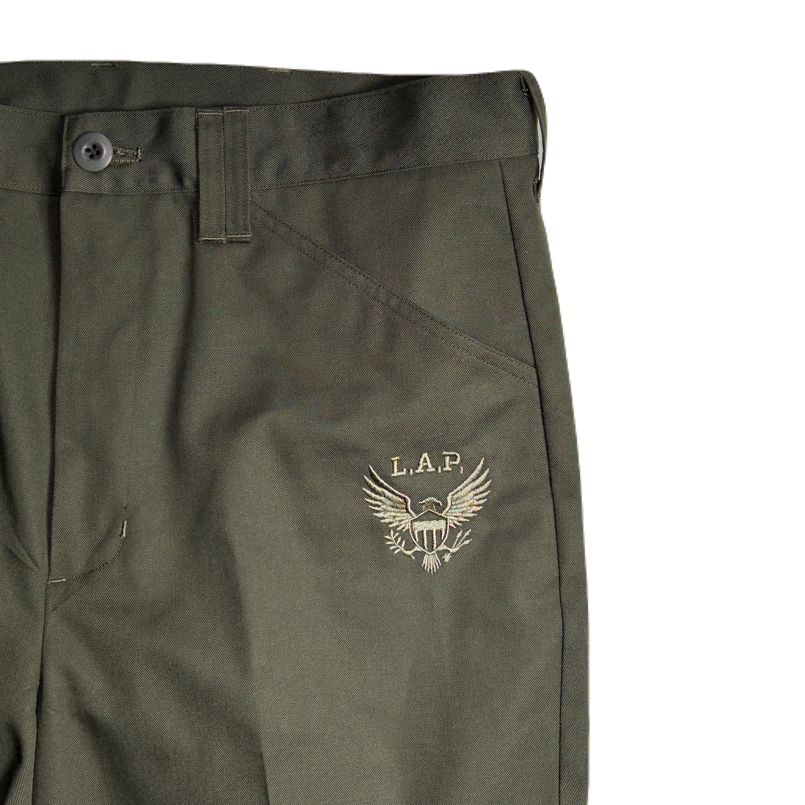 将图片加载到图库查看器，CHINO CLOTH PANTS EAGLE / GRAY