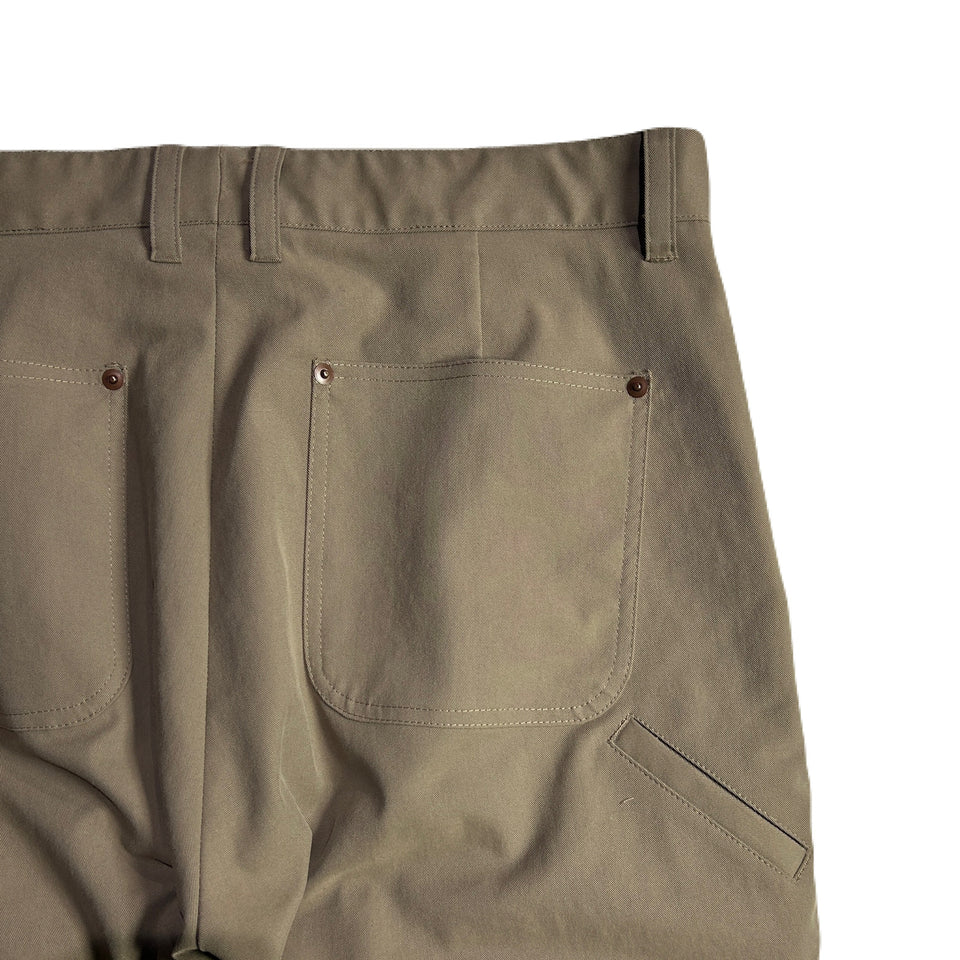 将图片加载到图库查看器，PEACH SKIN WIDE PANTS / BROWN