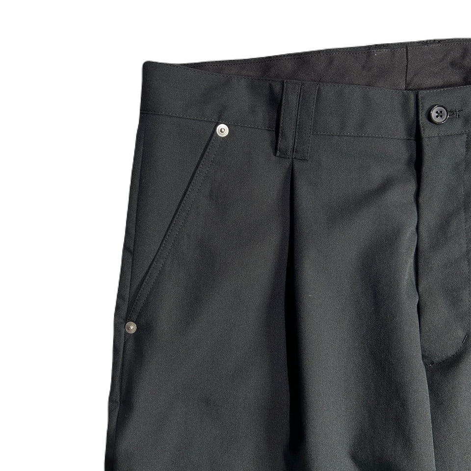 将图片加载到图库查看器，PEACH SKIN WIDE PANTS / BLACK