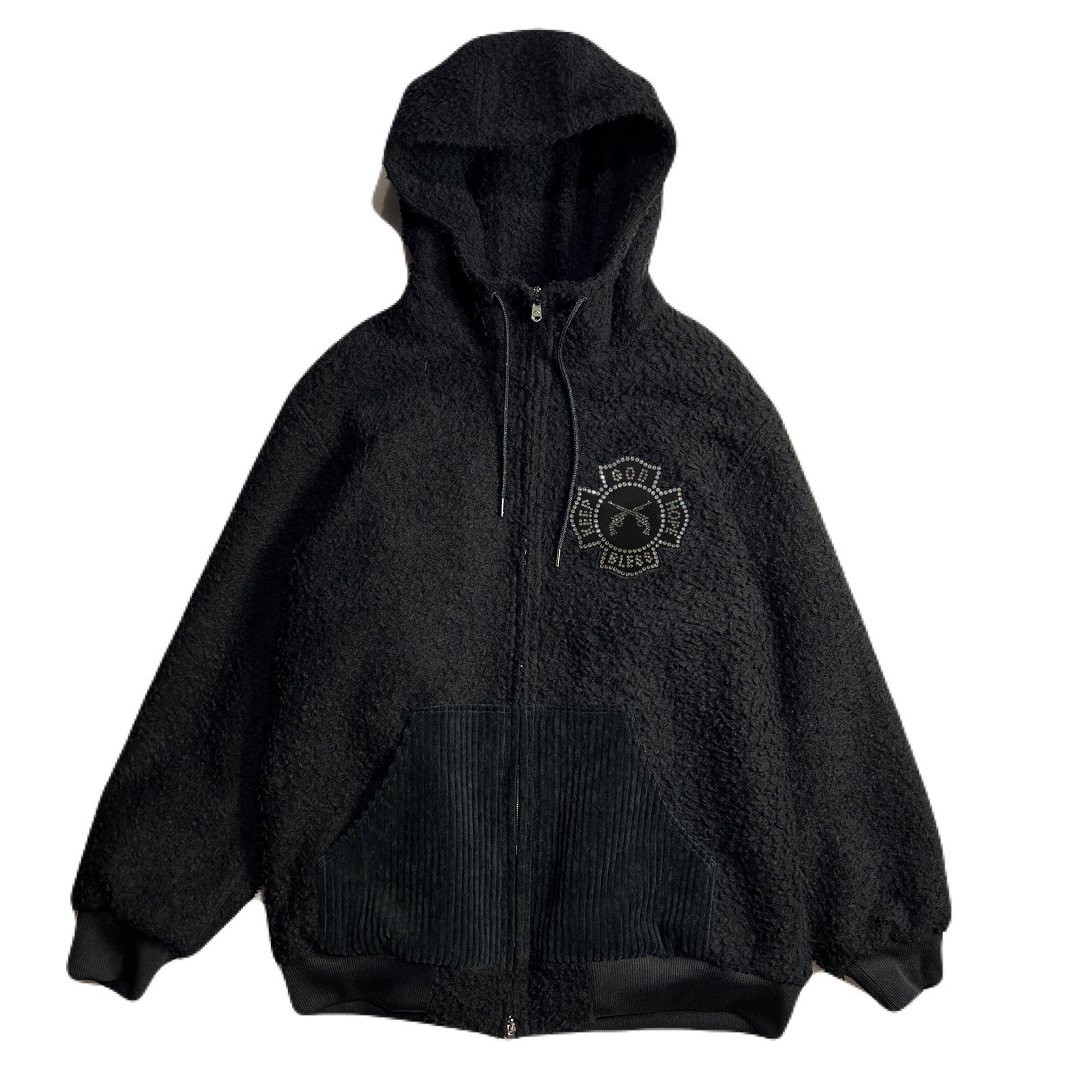 将图片加载到图库查看器，DREAD BOA HOODIE CRYSTAL / BLACK