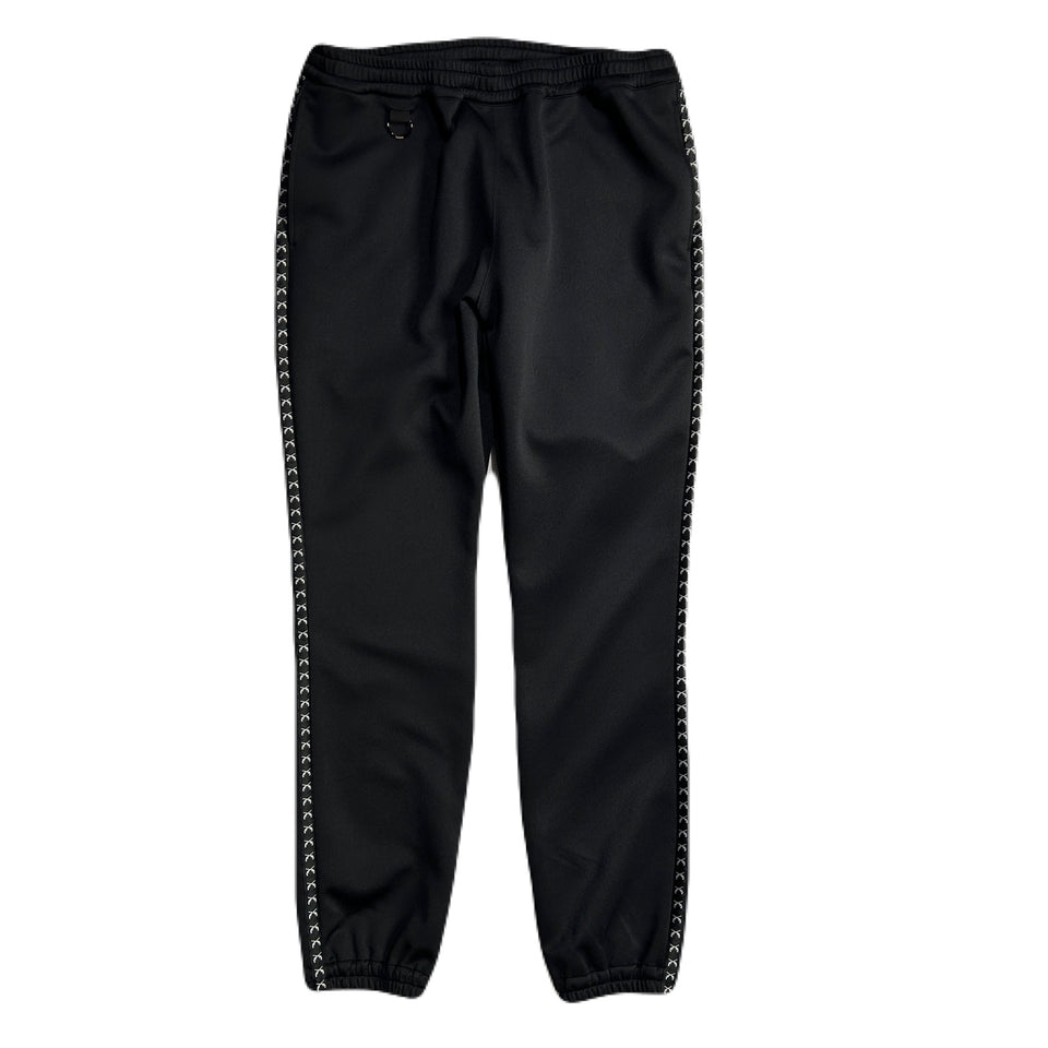 将图片加载到图库查看器，CROSSGUN LINETAPE JERSEY PANTS / BLACK