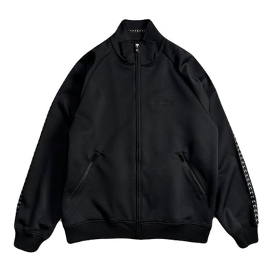 LINETAPE JERSEY JACKET GOD BLESS / BLACK