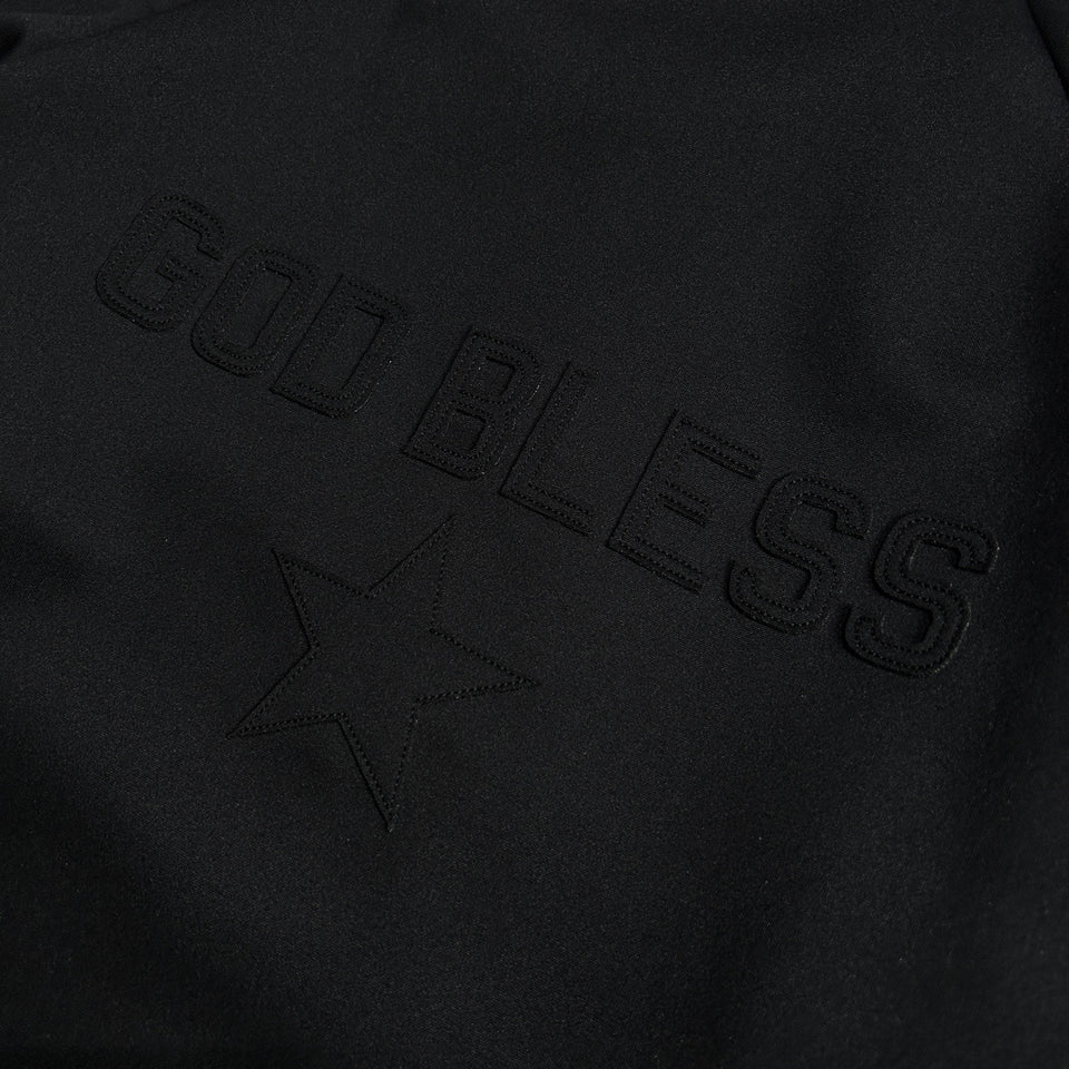 Load image into Gallery viewer, LINETAPE JERSEY JACKET GOD BLESS / BLACK