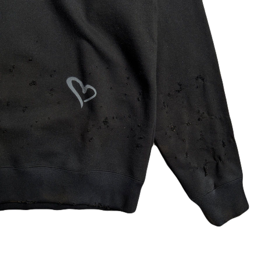 画像をギャラリービューアに読み込む, VINTAGE HAND PAINT SWEAT/ BLACK