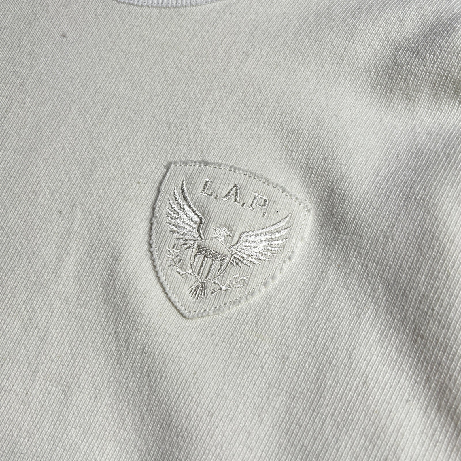 画像をギャラリービューアに読み込む, HEAVY JERSEY EAGLE EMBROIDERY T / WHITE