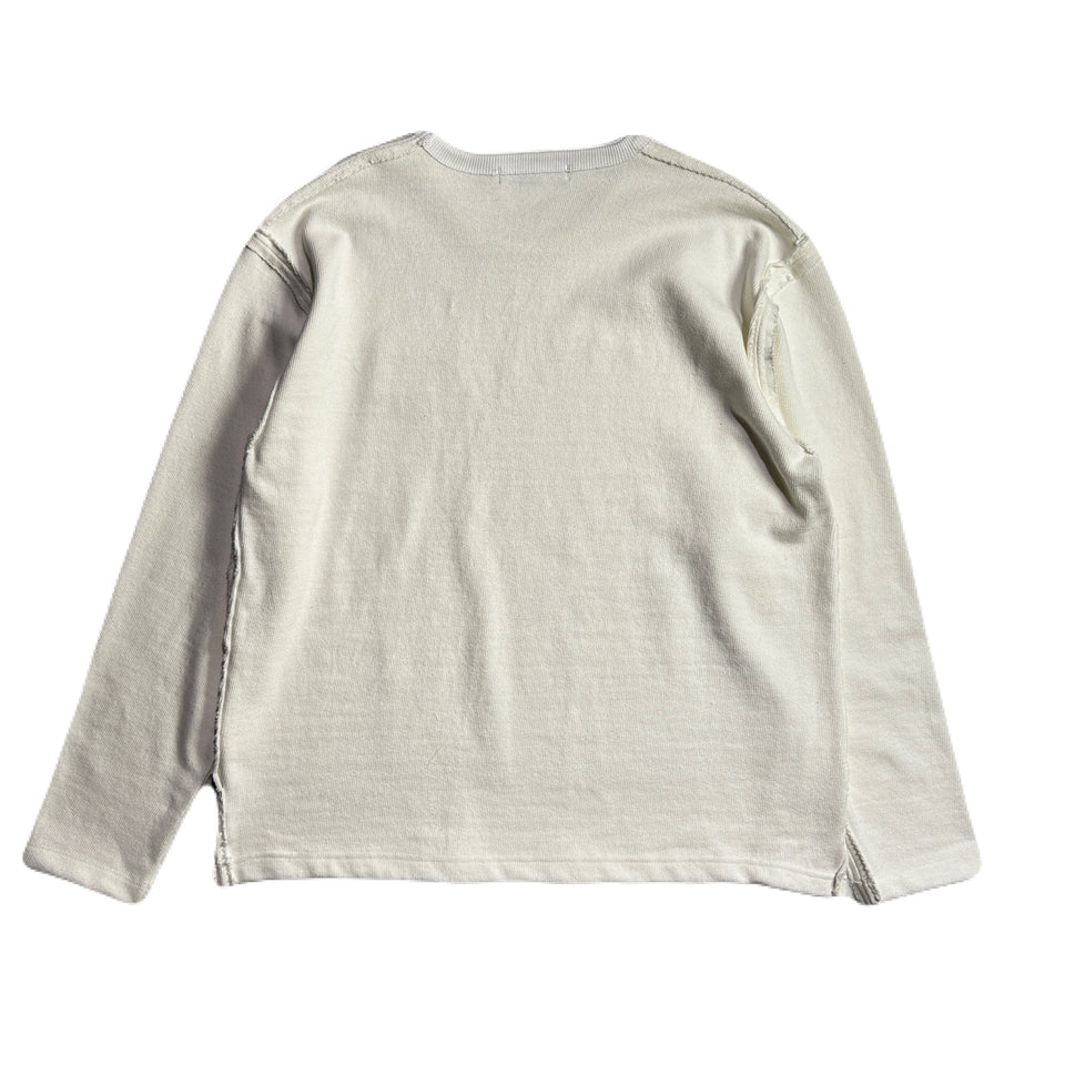 将图片加载到图库查看器，HEAVY JERSEY EAGLE EMBROIDERY T / WHITE