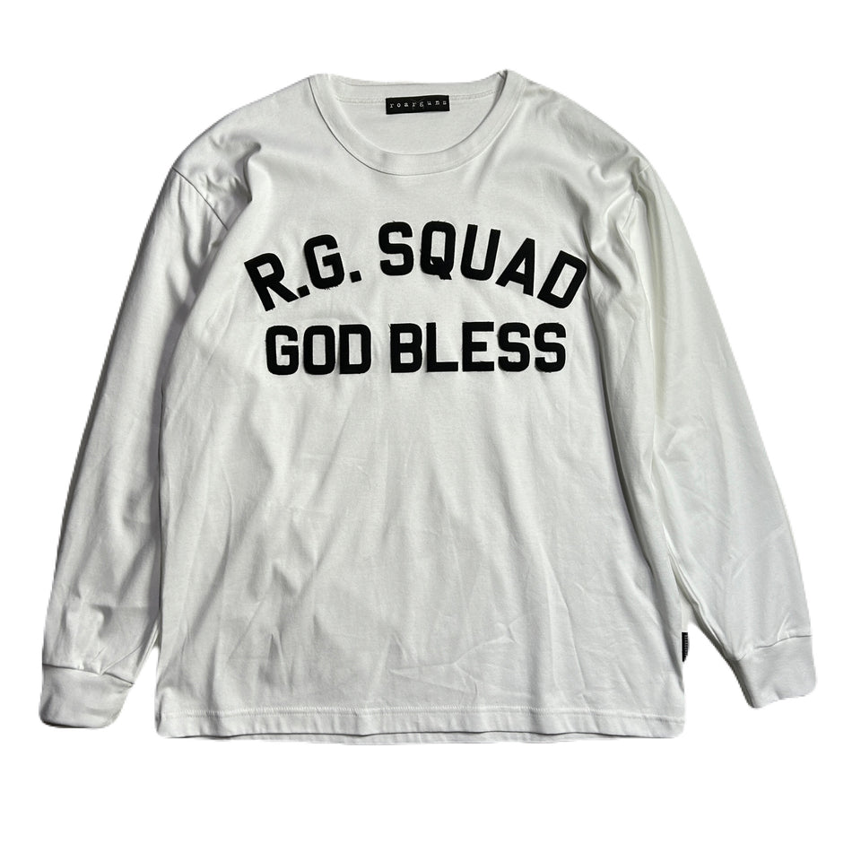 将图片加载到图库查看器，R.G.SQUAD GOD BLESS T / WHITE