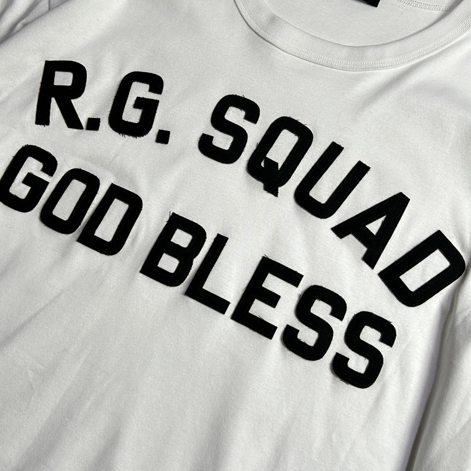 Load image into Gallery viewer, R.G.SQUAD GOD BLESS T / WHITE