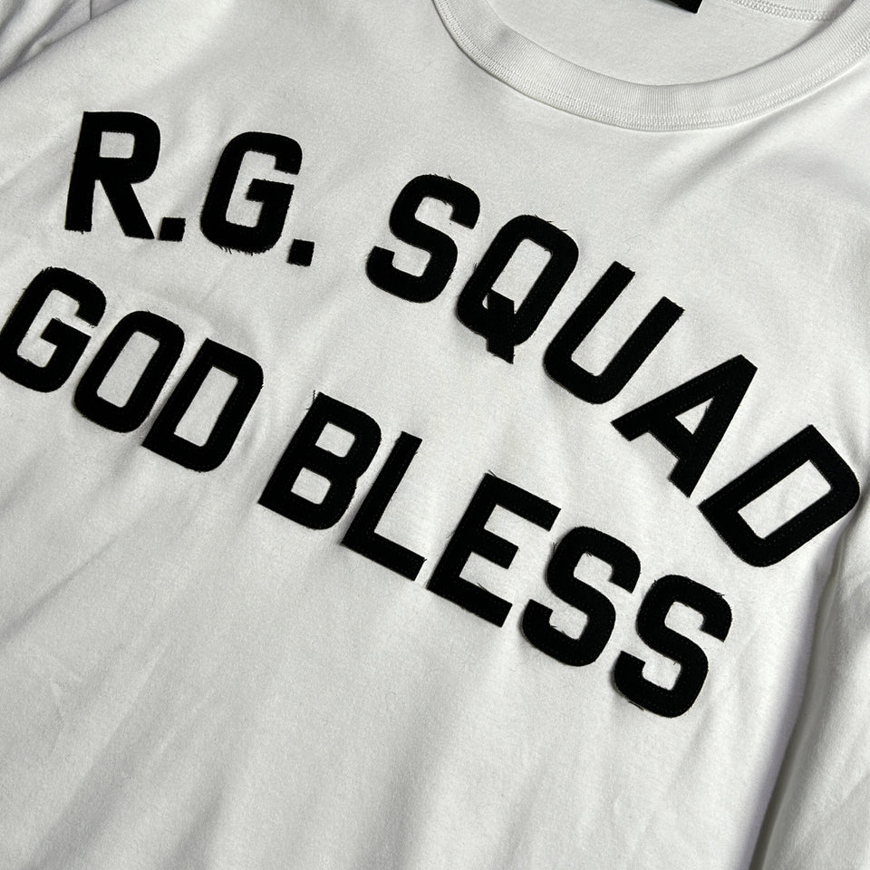 将图片加载到图库查看器，R.G.SQUAD GOD BLESS T / WHITE