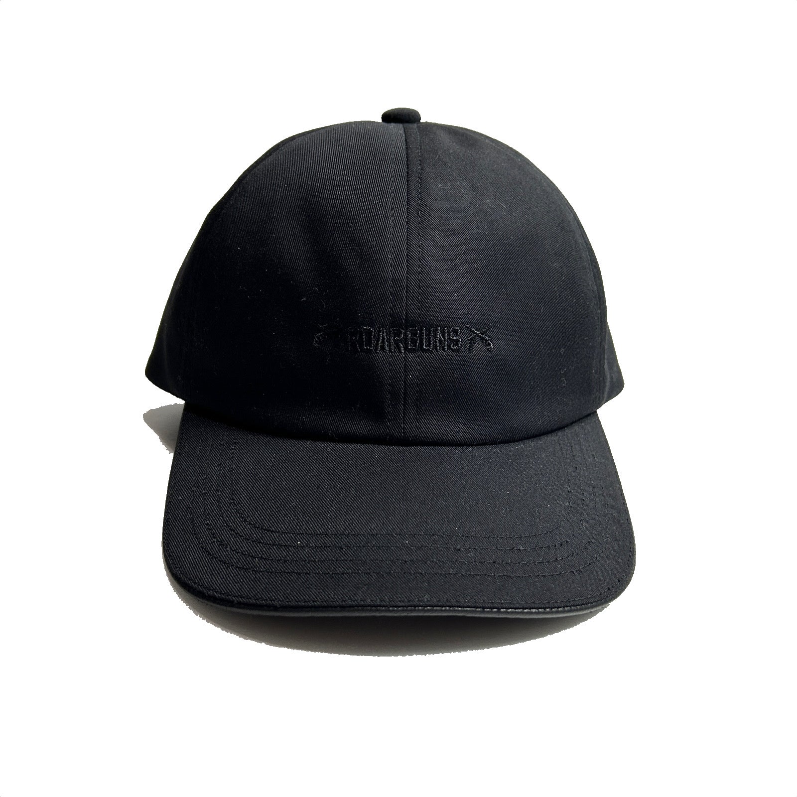 将图片加载到图库查看器，ROARGUNS LOGO EMBROIDERY BB CAP / BLACK*BLACK