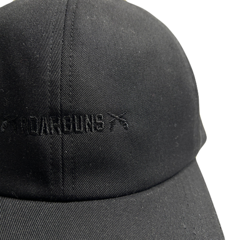 画像をギャラリービューアに読み込む, ROARGUNS LOGO EMBROIDERY BB CAP / BLACK*BLACK