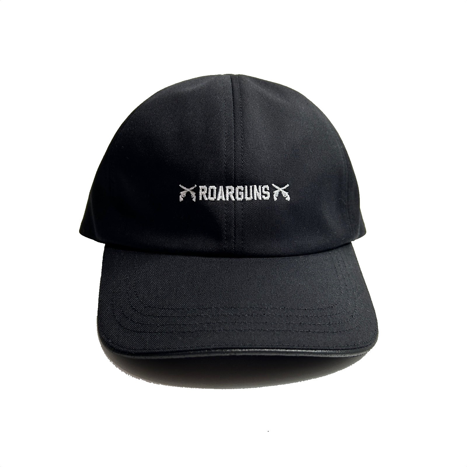 将图片加载到图库查看器，ROARGUNS LOGO EMBROIDERY BB CAP / BLACK*WHITE