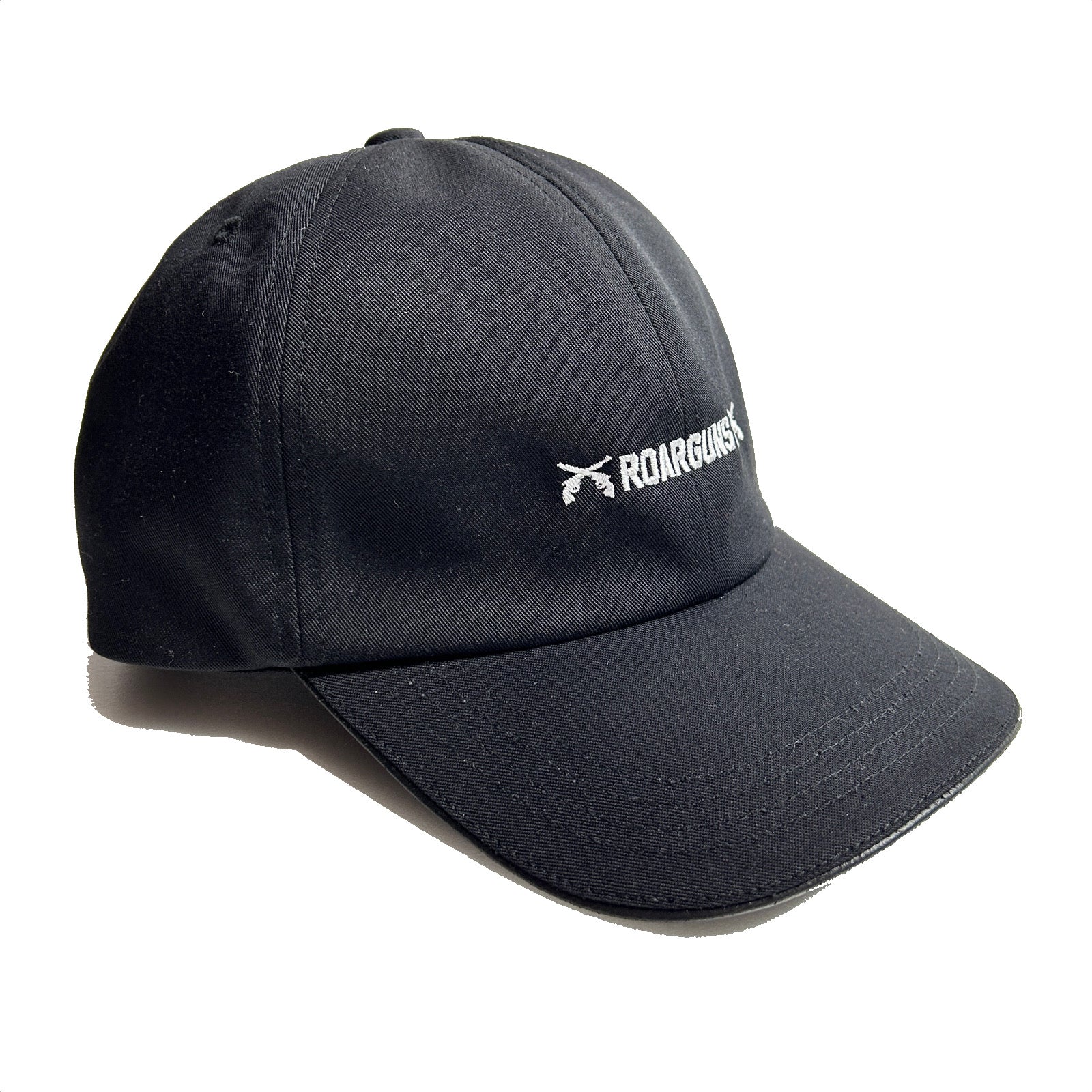 将图片加载到图库查看器，ROARGUNS LOGO EMBROIDERY BB CAP / BLACK*WHITE